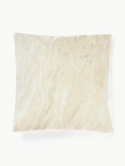 Abstracte fluwelen kussenhoes Phoenix^Westwing Collection Fashion