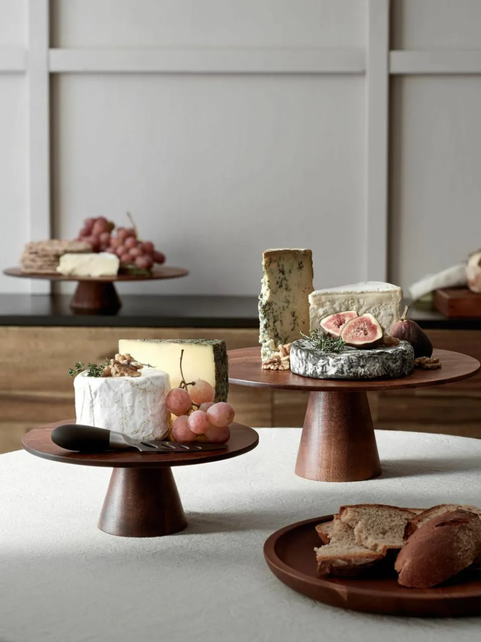 Acaciahouten taartplateau Wood, in verschillende formaten^ASA Selection Online
