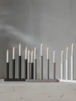 Adventkandelaar Plate van dennen- en berkenhout^Westwing Hot