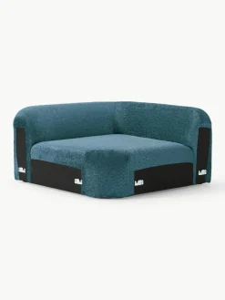 Afgeronde hoekmodule Wolke van teddy bouclé^Westwing Collection Online