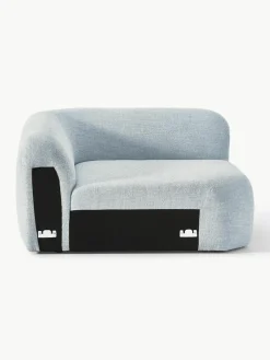 Afgeronde hoekmodule Wolke van bouclé^Westwing Collection Outlet