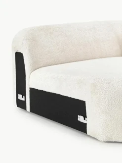 Afgeronde hoekmodule Wolke van teddy-bouclé^Westwing Collection Discount