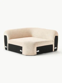Afgeronde hoekmodule Wolke van bouclé^Westwing Collection Outlet
