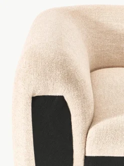 Afgeronde hoekmodule Wolke van bouclé^Westwing Collection Outlet