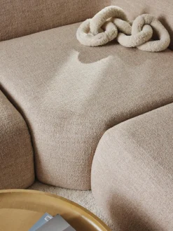 Afgeronde hoekmodule Wolke van bouclé^Westwing Collection Outlet