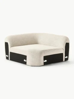 Afgeronde hoekmodule Wolke van bouclé^Westwing Collection Outlet