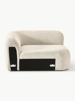 Afgeronde hoekmodule Wolke van bouclé^Westwing Collection Outlet