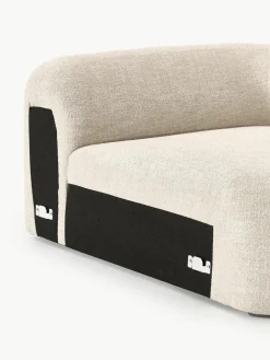 Afgeronde hoekmodule Wolke van bouclé^Westwing Collection Outlet