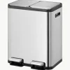 Afvalemmer EcoCasa met pedaalfunctie, 2x 30 L^Westwing New
