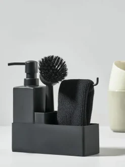 Afwasmiddeldispenser met afwasborstel, set van 3^Zone Denmark Clearance