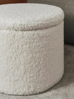 Alida teddy poef met opbergruimte^Westwing Collection Online