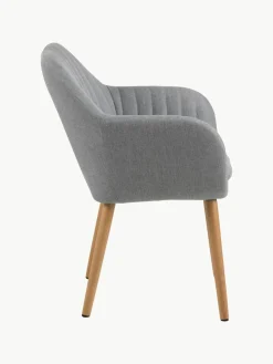 Armstoel Emilia met houten poten^Westwing Sale