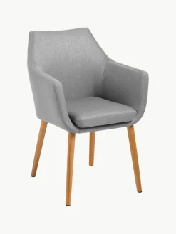 Armstoel Nora met houten poten^Westwing Discount
