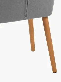 Armstoel Nora met houten poten^Westwing Discount