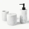 Badkameraccessoires Kacie in marmerlook, set van 3^Westwing Collection Clearance
