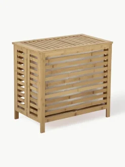 Bamboe wasmand Aden met stoffen inzet^Bloomingville Clearance