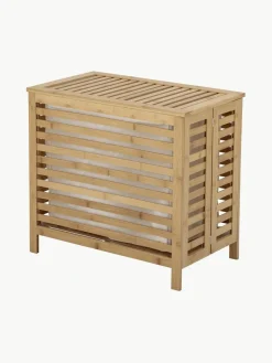 Bamboe wasmand Aden met stoffen inzet^Bloomingville Clearance