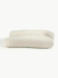 Bank Alba (3-zits) uit teddy bouclé^Westwing Collection Fashion
