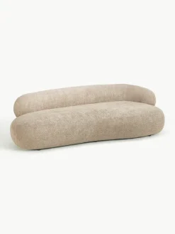Bank Alba (3-zits) uit teddy bouclé^Westwing Collection New