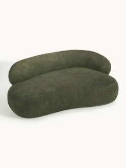 Bank Alba (2-zits) uit teddy-bouclé^Westwing Collection Hot