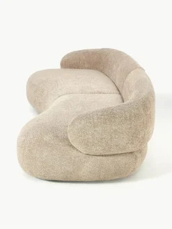 Bank Alba (4-zits) uit teddy-bouclé^Westwing Collection Outlet