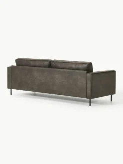 Bank Hunter (3-zits) van gerecycled leer^Westwing Collection Sale