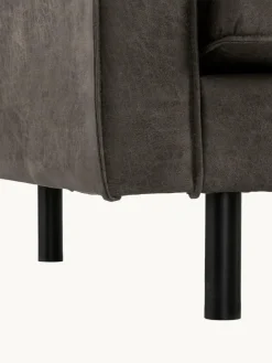 Bank Hunter (3-zits) van gerecycled leer^Westwing Collection Sale