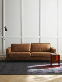 Bank Hunter (3-zits) van gerecycled leer^Westwing Collection Best