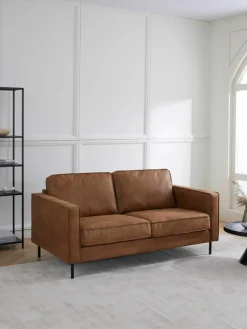 Bank Hunter (2-zits) van gerecycled leer^Westwing Collection Outlet