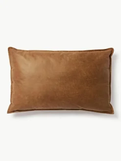 Bankkussen Lennon van gerecycled leer^Westwing Collection Outlet