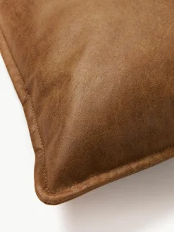 Bankkussen Lennon van gerecycled leer^Westwing Collection Outlet