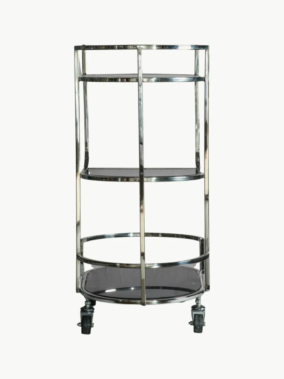 Bar cart Beauchamp van edelstaal^Westwing Online