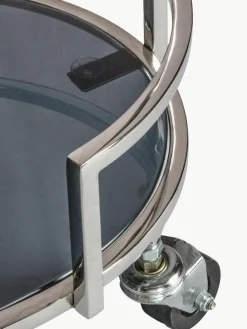 Bar cart Beauchamp van edelstaal^Westwing Online