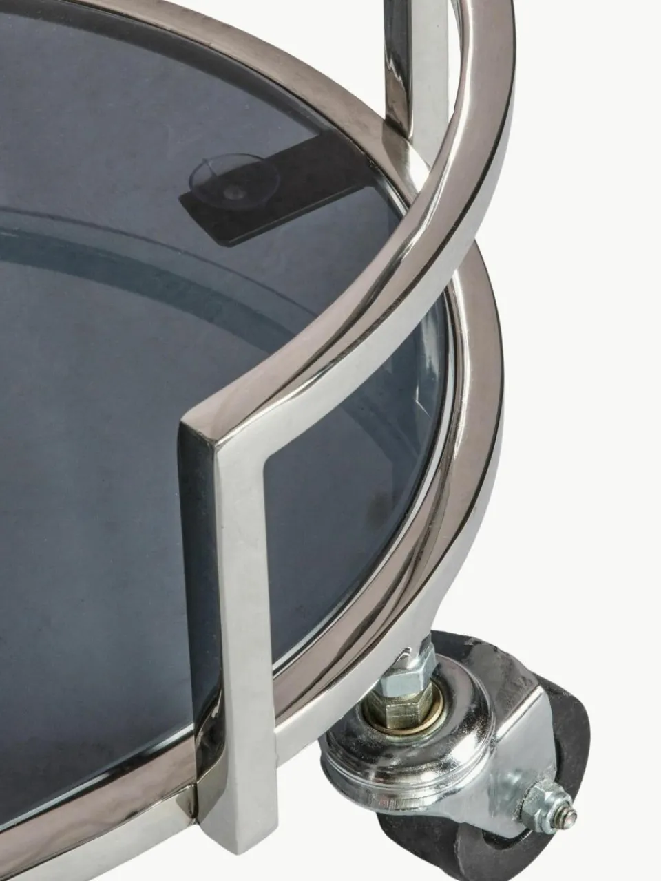 Bar cart Beauchamp van edelstaal^Westwing Online