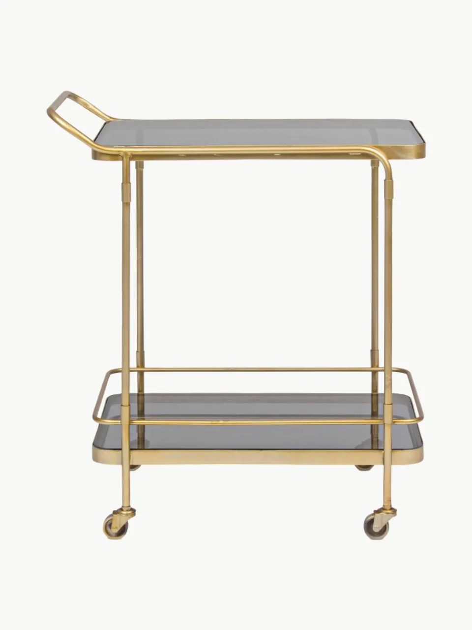 Bar cart Orabel met glazen tafelbladen^Bizzotto Discount