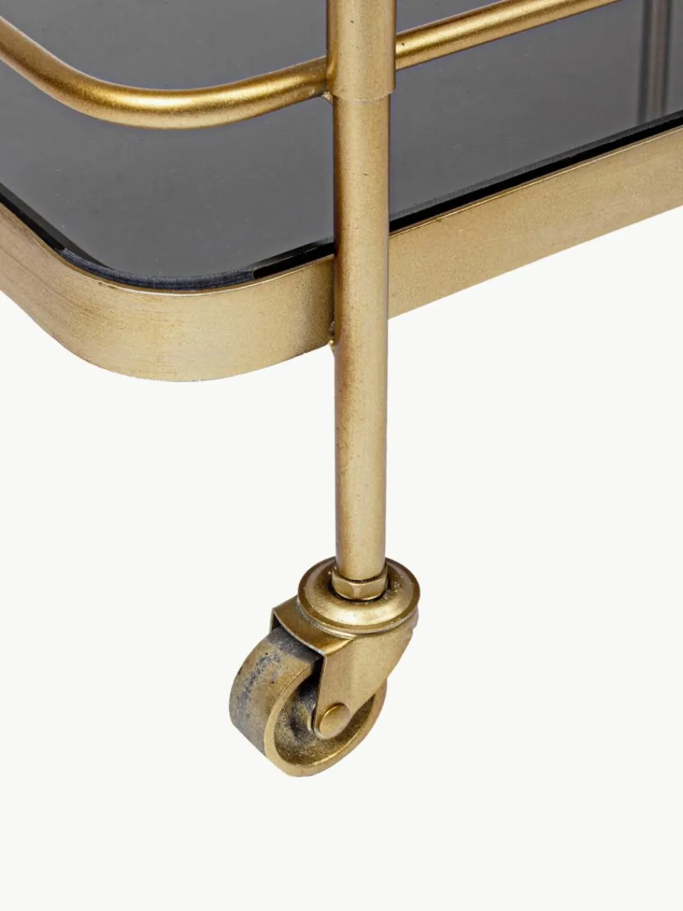Bar cart Orabel met glazen tafelbladen^Bizzotto Discount