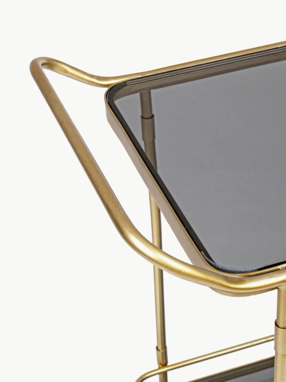 Bar cart Orabel met glazen tafelbladen^Bizzotto Discount