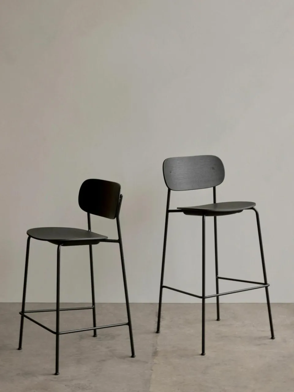 Barkruk Co van metaal en hout^Audo Copenhagen Clearance