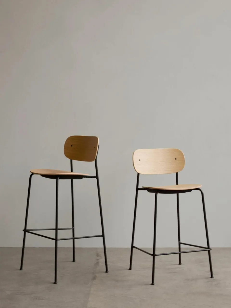 Barkruk Co van metaal en hout^Audo Copenhagen Sale