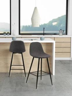 Barstoelen Wilma, 2 stuks^Westwing Hot