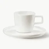 Beenderporselein mokken Oco met schoteltjes, 6 stuks^ASA Selection New