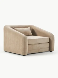 Beige slaapfauteuil Eliot^Westwing Collection Best