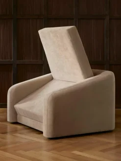 Beige slaapfauteuil Eliot^Westwing Collection Best