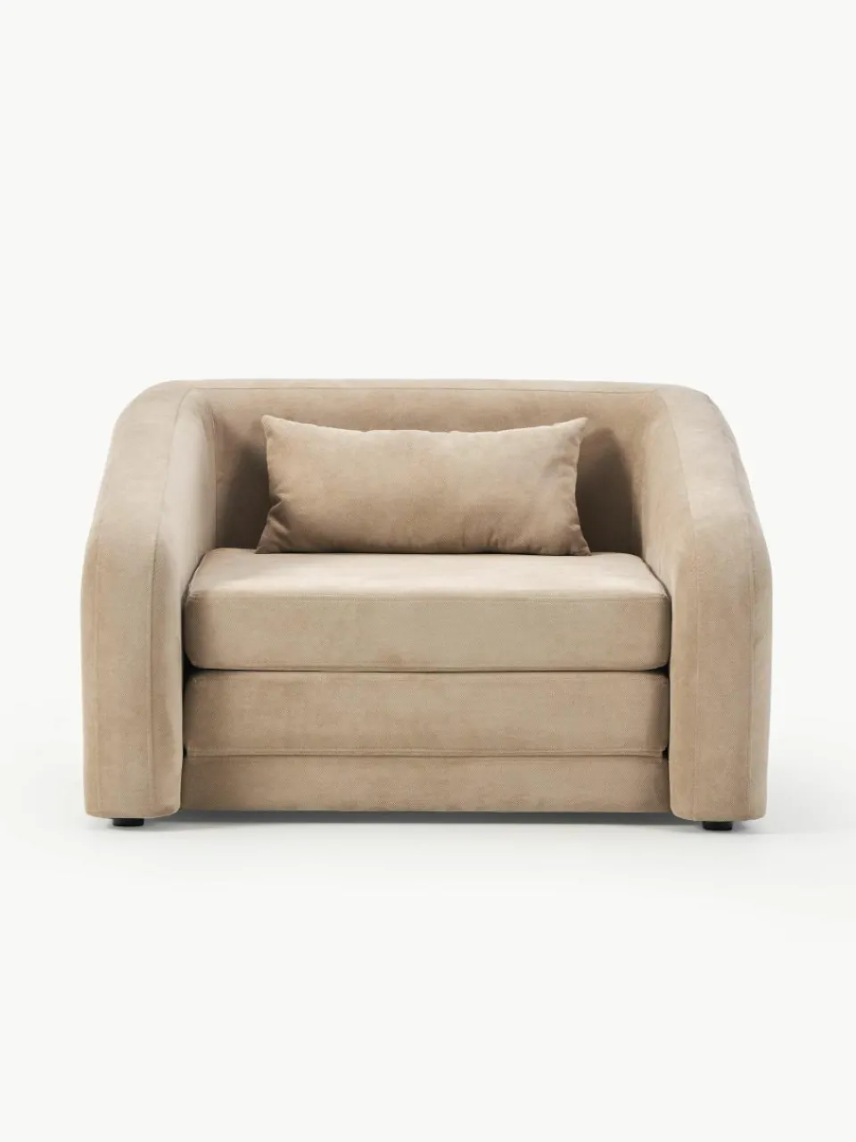 Beige slaapfauteuil Eliot^Westwing Collection Best