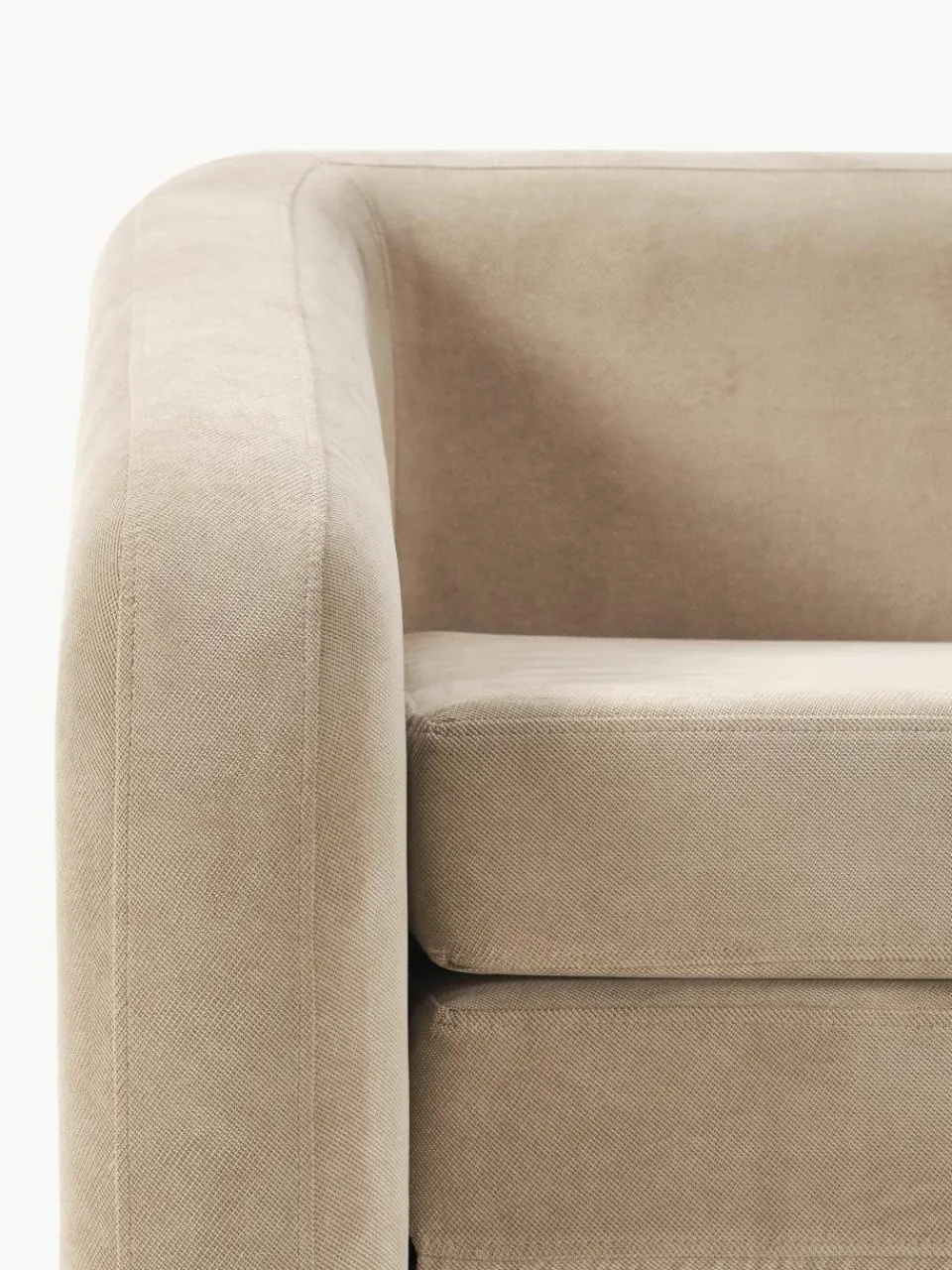 Beige slaapfauteuil Eliot^Westwing Collection Best