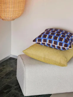 Beklede poef Mellow^Hübsch Outlet