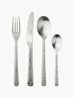 Bestekset Hune met gehamerde handvatten, 4 personen (16-delig)^Broste Copenhagen Discount
