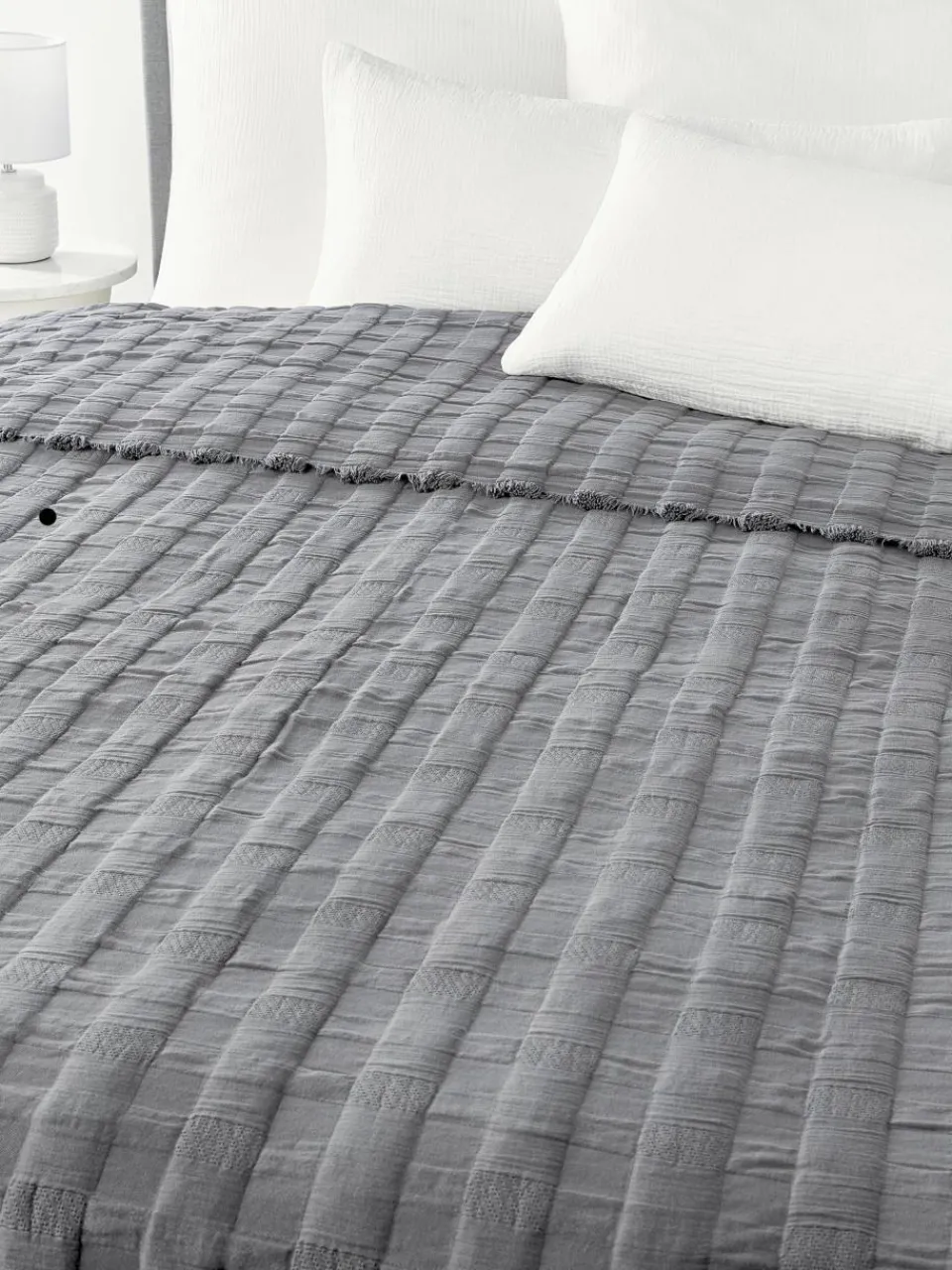 Bethany mousseline sprei met franjes^Westwing Collection Best