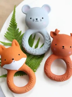 Bijtring Fox van natuurlijk rubber^A Little Lovely Company Outlet