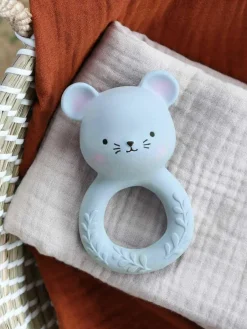 Bijtring Mouse van natuurlijk rubber^A Little Lovely Company Fashion
